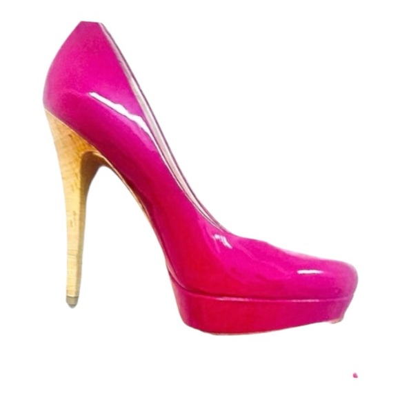 Michael Kors Fuchsia Patent Leather Shoes 37 6.5 - Picture 8 of 8